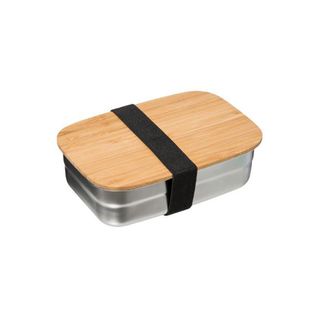 Lunch Box Inox Couvercle Bambou 085l