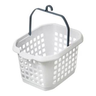 Panier Pour Pinces à Linge "hugger" 22cm Blanc