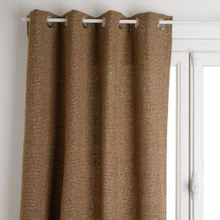 Rideau En Maille Wild 8 Oeillets 140x260 - Beige Lin