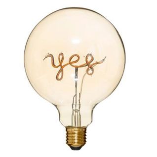 Ampoule Décorative à Filament "yes" 17cm Ambre