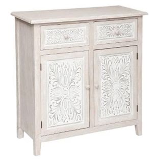 Buffet 2 Portes et 2 Tiroirs "hina" 85cm Naturel