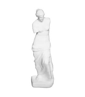 Objet Décoratif Statue Venus De Milo En Résine Blanche H 39 Cm