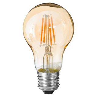 Ampoule à LED "ovale" 10cm Ambre