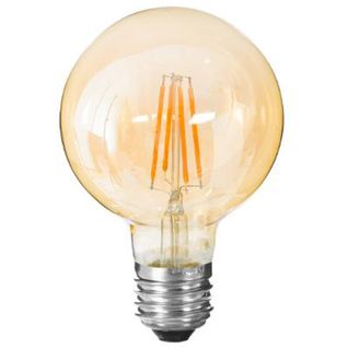 Ampoule à LED "ronde" 14cm Ambre