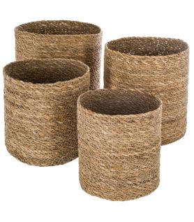 Set De 4 Paniers De Rangement En Seagrass