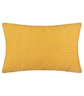 Coussin Décoratif Déhoussable En Coton Ocre Otto 30 X 50 Cm