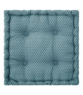 Coussin De Sol En Coton Bleu  Motif Otto 40 X 40 Cm