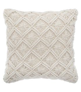 Coussin Déhoussable Macramé 40 X 40 Cm