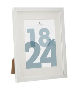 Cadre Photo En Bois Blanc Pour Photo 18 X 24 Cm