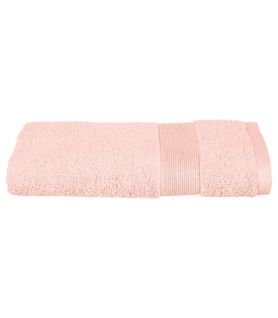 Serviette De Toilette En Coton Rose Tissu Éponge 50 X 90 Cm