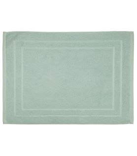 Tapis De Salle De Bain En Coton Vert Céladon 50 X 70 Cm