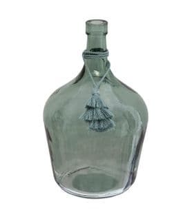 Vase Dame Jeanne Avec Pompon H 25 Cm