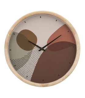 Horloge "nila" - Bois - D30 Cm