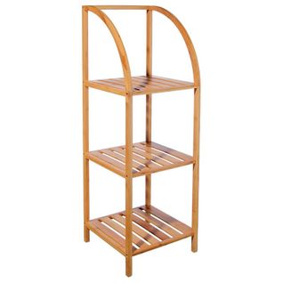 Étagère Arquée 3 Niveaux "bambou" 110cm Naturel