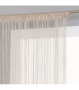 Rideau De Fil Beige Lin 90 X 200 Cm