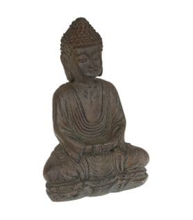 Statue Décorative Bouddha En Magnésie H 28 Cm