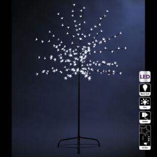 Déco De Noël Arbre Lumineux  Prunus 200 LED Blanc Froid H 150 Cm
