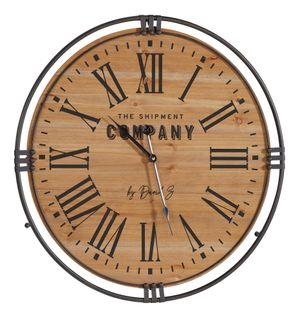 Horloge D58 cm COLONIAL Naturel