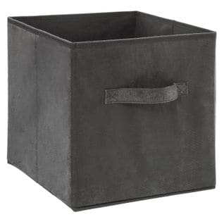 Boîte De Rangement Design Velours Mix N' Modul - L. 31 X L. 31 Cm - Gris Foncé