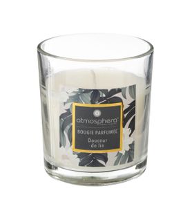 Bougie Parfumée Douceur De Lin Pot En Verre 110 G