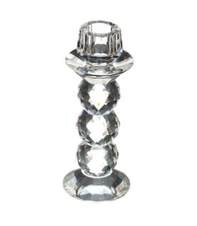 Bougeoir Chandelier En Cristal H 16 Cm