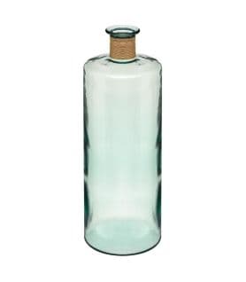 Vase Épaule En Verre Recyclé Transparent  H 75 Cm