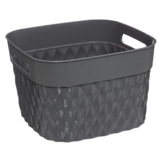 Panier Multi-usages "disco" 20cm Gris