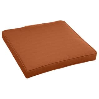 Galette De Chaise D'extérieur à Scratch Korai - 40 X 40 Cm - Marron Terracotta