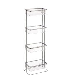 Étagère En Métal 4 Paniers Amovibles H 78.2 Cm