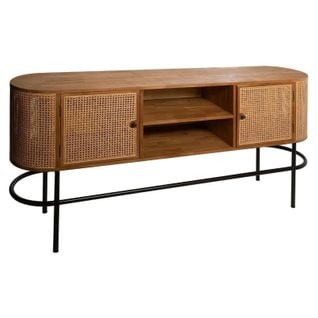 Buffet 2 Niches et 1 Étagère "piana" 180cm Naturel