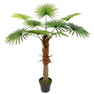 Plante Artificielle En Pot "palmier" 120cm Vert