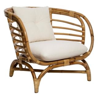 Fauteuil En Rotin Farah Atmosphera - Naturel