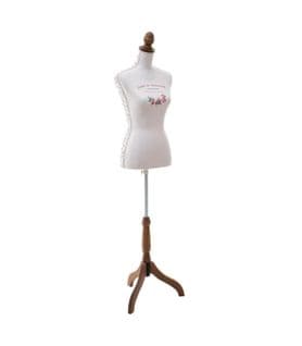 Mannequin Décoratif Poésie Sur Pied En Bois Et Métal H 160 Cm