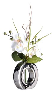 Vase + orchidée artificielle