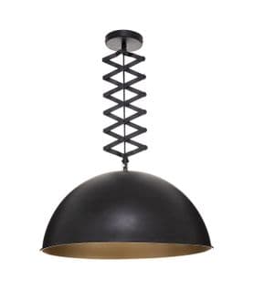 Luminaire Suspension En Métal Noir Déco Industrielle D 51 Cm