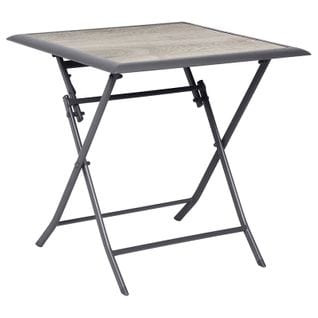 Table Aluminium Azua 2 Places Gris Smoke Hespéride - Graphite