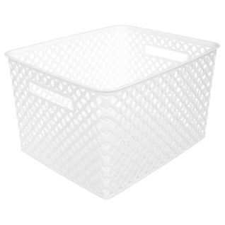 Panier Multi-usages "basket" 22cm Blanc