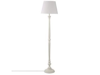 Lampadaire Design En Bois "léo" 153cm Blanc