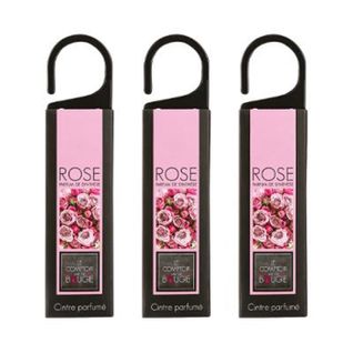 Lot De 3 Cintres Parfumés "suspend" 17cm Rose