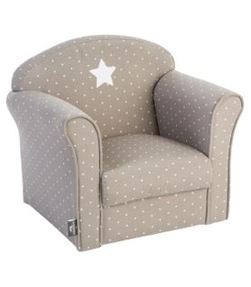 Fauteuil Pour Enfant Gris Taupe Déco Étoile