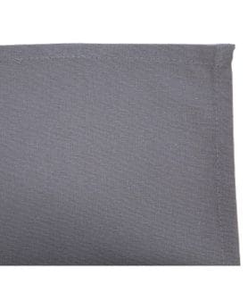 Lot De 4 Serviettes  De Table En Coton Gris Clair 40 X 40 Cm