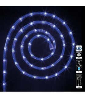 Guirlande Lumineuse Extérieur Tube 24 M 432 LED Bleu 8 Jeux De Lumière