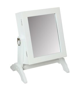 Armoire à Bijoux Avec Miroir Pivotant H 28.3 Cm