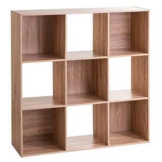 Etagère Cube Design Mix'n Modul - L. 100 X H. 100 Cm - Couleur Chêne Naturel