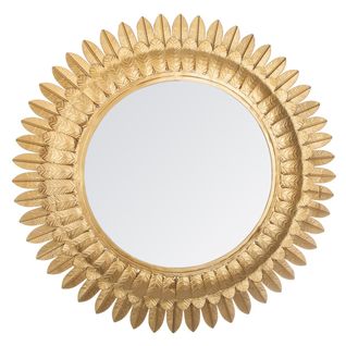 Miroir D.70 cm BOUTON D'OR Doré