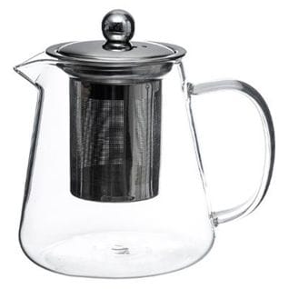 Théière En Verre Avec Filtre "tea" 0,8l Argenté