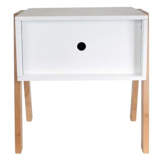 Table De Chevet Scandinave "empilable" 45cm Blanc