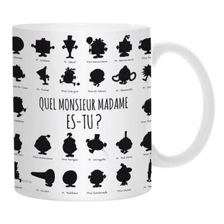 Mug Magique "monsieur et Madame®" 12cm Blanc