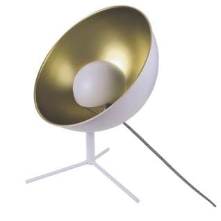 Lampe à Poser Design "cinéma" 45cm Blanc