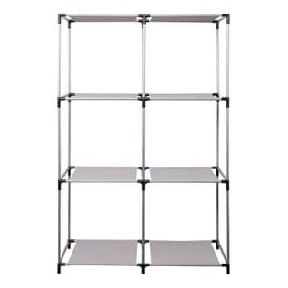 Étagère Design 6 Casiers "mondo" 102cm Gris